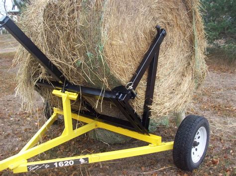 round hay bale movers